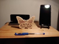 Lovely Butterfly shown with some everyday items