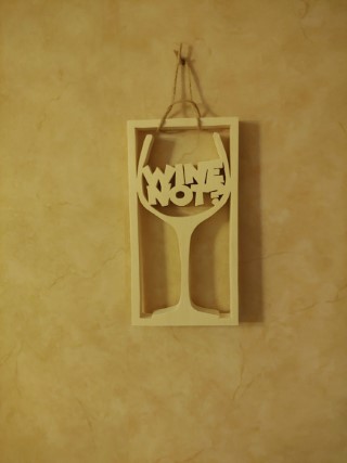 Item hung on a wall